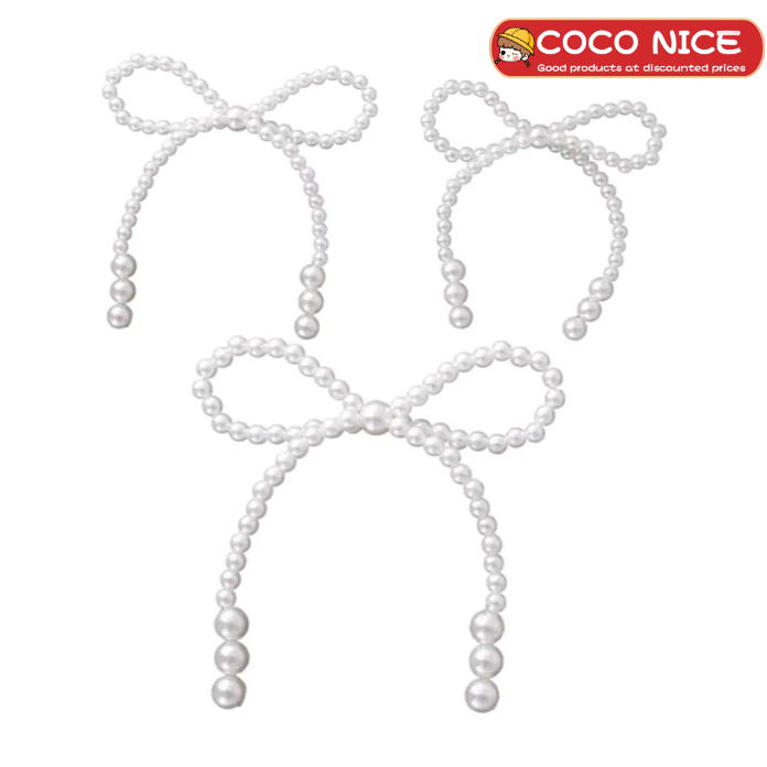 โบว์มุกขนาด 11 ซม. ~ เค้กตกแต่งอุปกรณ์เสริม DIY headwear