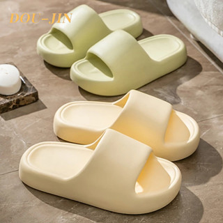 DOU-JIN รองเท้าแตะ EVA พื้นหนา กันลื่น เหมาะกับใส่ในบ้าน ห้อ…