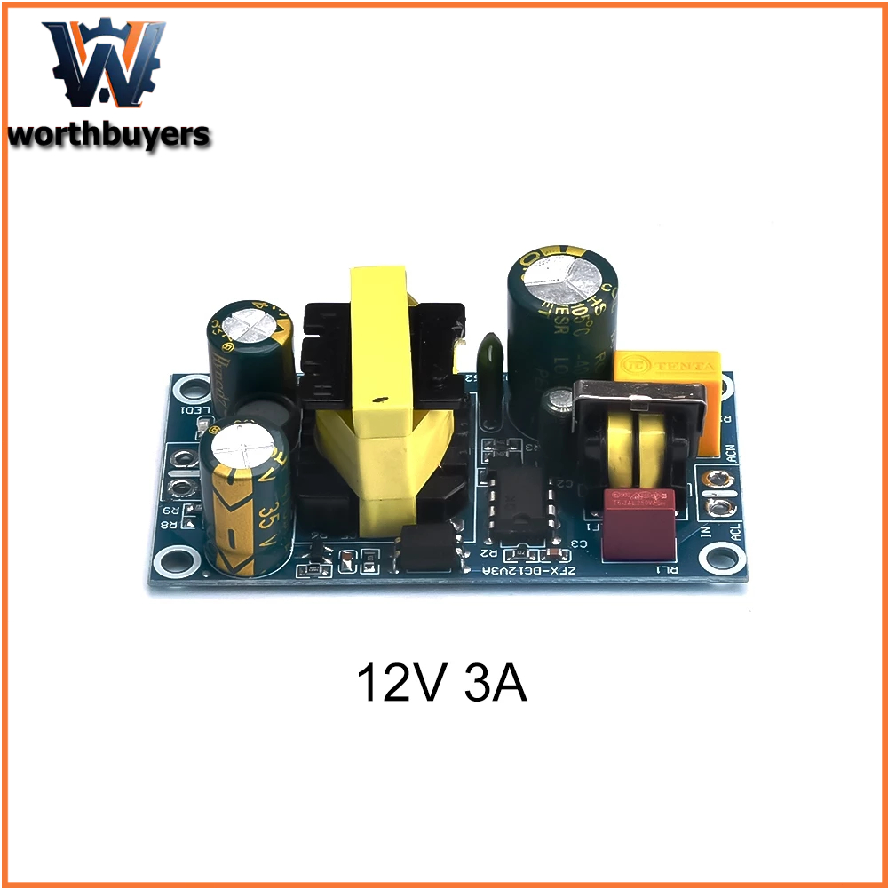 12V 3A Switching Power Board Module Bare Board 12W AC-DC Isolated Power Board
