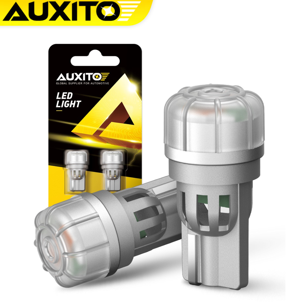 AUXITO 2PC หลอดไฟ T10 W5W LED T10 LED 194 168 2825 6 ชิ้น 5630SMD  สําหรับติดตกแต่งภายในรถยนต์