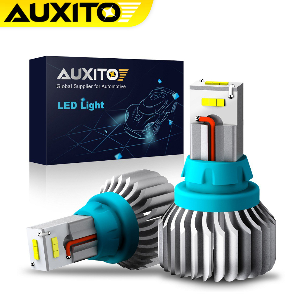 AUXITO หลอดไฟถอยหลัง LED T15 W16W CSP  T16 921 2 ชิ้น