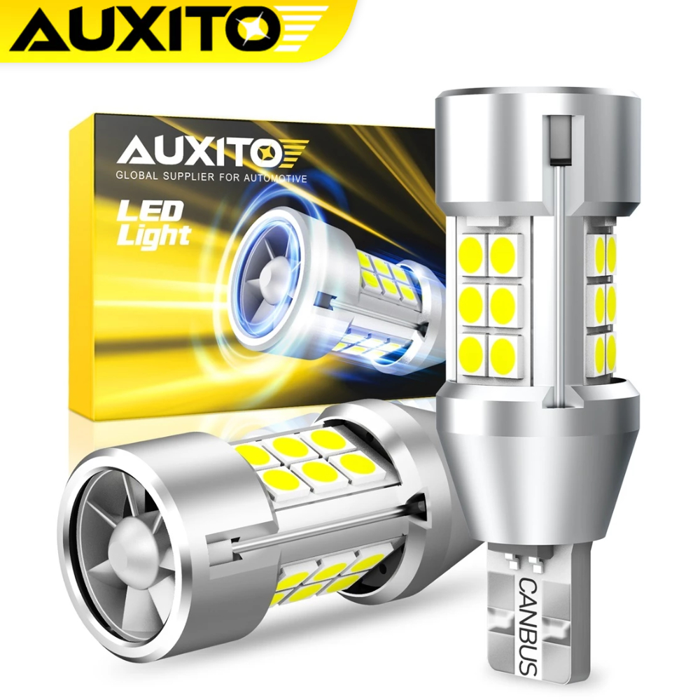 AUXITO หลอดไฟถอยหลัง Led T15 W16W 921 912 W16W สําหรับจอดรถยนต์ 2 ชิ้น