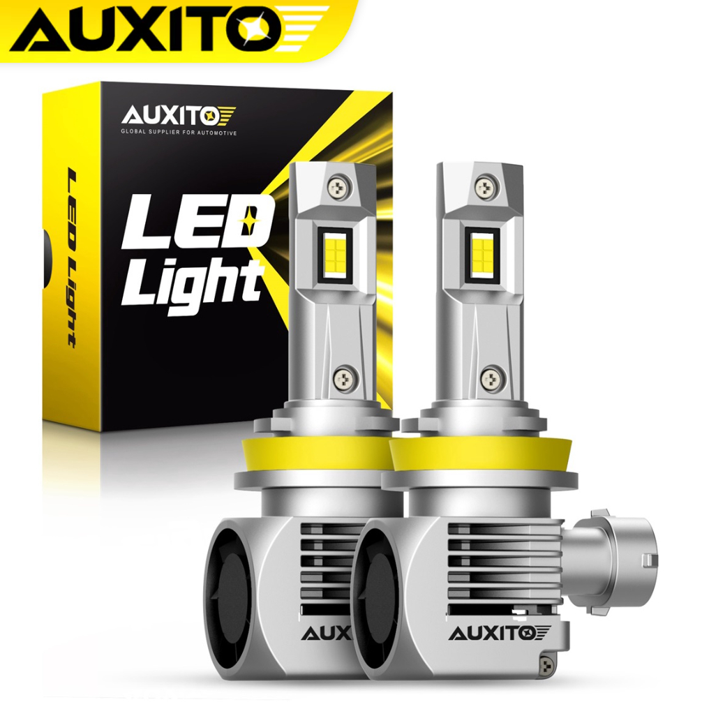 AUXITO ไฟหน้า Q16 LED 100W 20000LM H11H8 H9 6000K สีขาว 2 ชิ้น