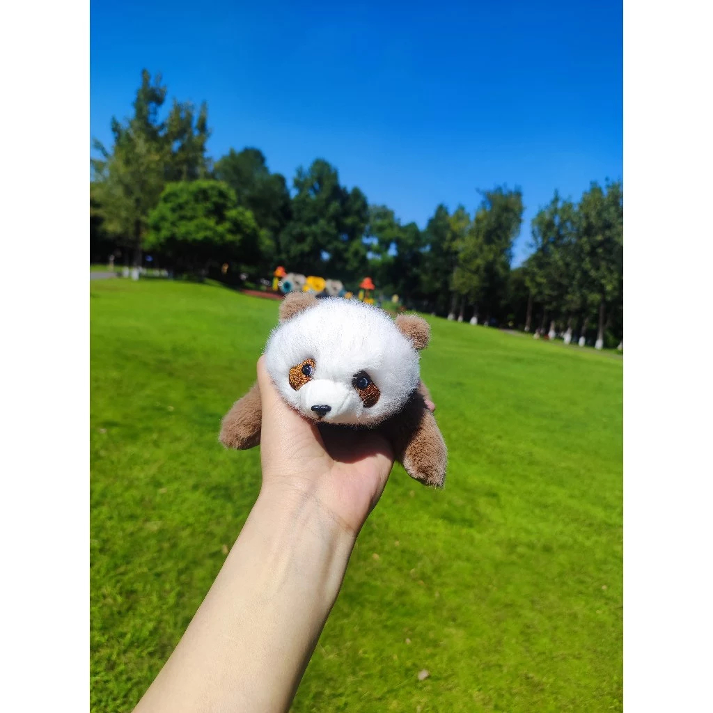 ของขวัญเด็ก หมอนข้อมือรูปแพนด้าสีน้ำตาล ตุ๊กตาแพนด้าสุดน่ารัก