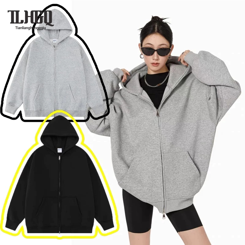 TL-HGQ เสื้อฮู้ดผู้ชาย สีเทา อเมริกัน ทำจากผ้าคุณภาพดี เหมาะสำหรับสวมใส่ในชีวิตประจำวัน