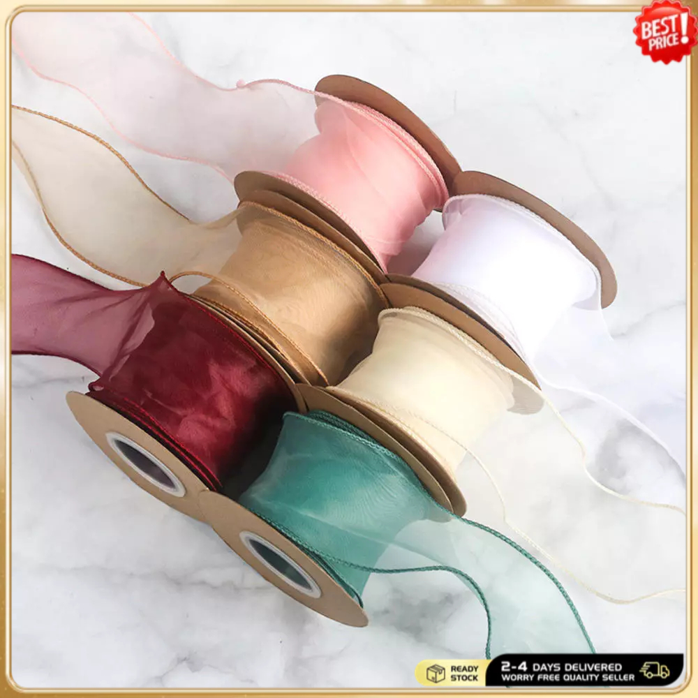 Vibrant Diy Craft Ribbon Shiny Wedding Bouquet Ribbon Bold Sophisticated สําหรับหัตถกรรมโครงการโบว์ท