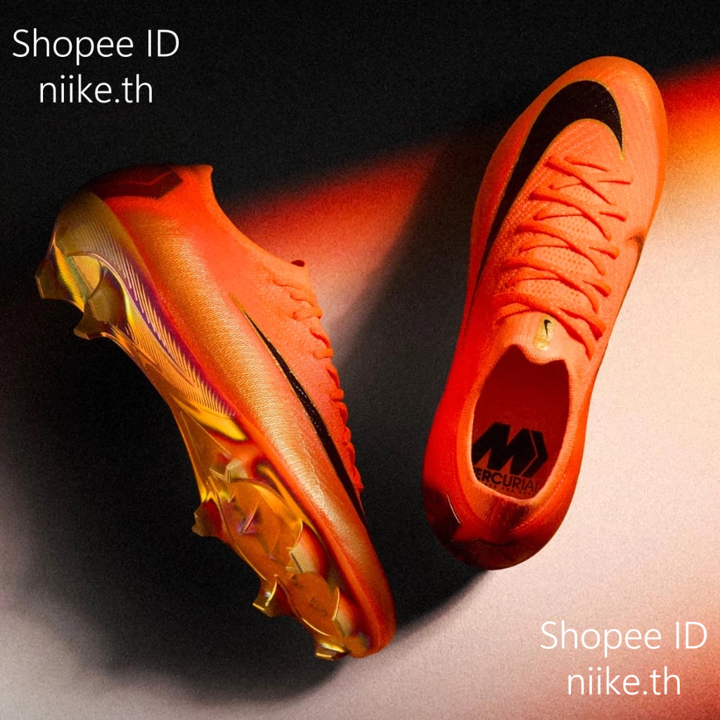 รองเท้าฟุตบอล AlR Zoom Vapor 16 Elite FG ขนาด:35-45 สตั๊ด รองเท้าฟุตบอล กล่องรองเท้าฟรี + จัดส่งฟรี / COD