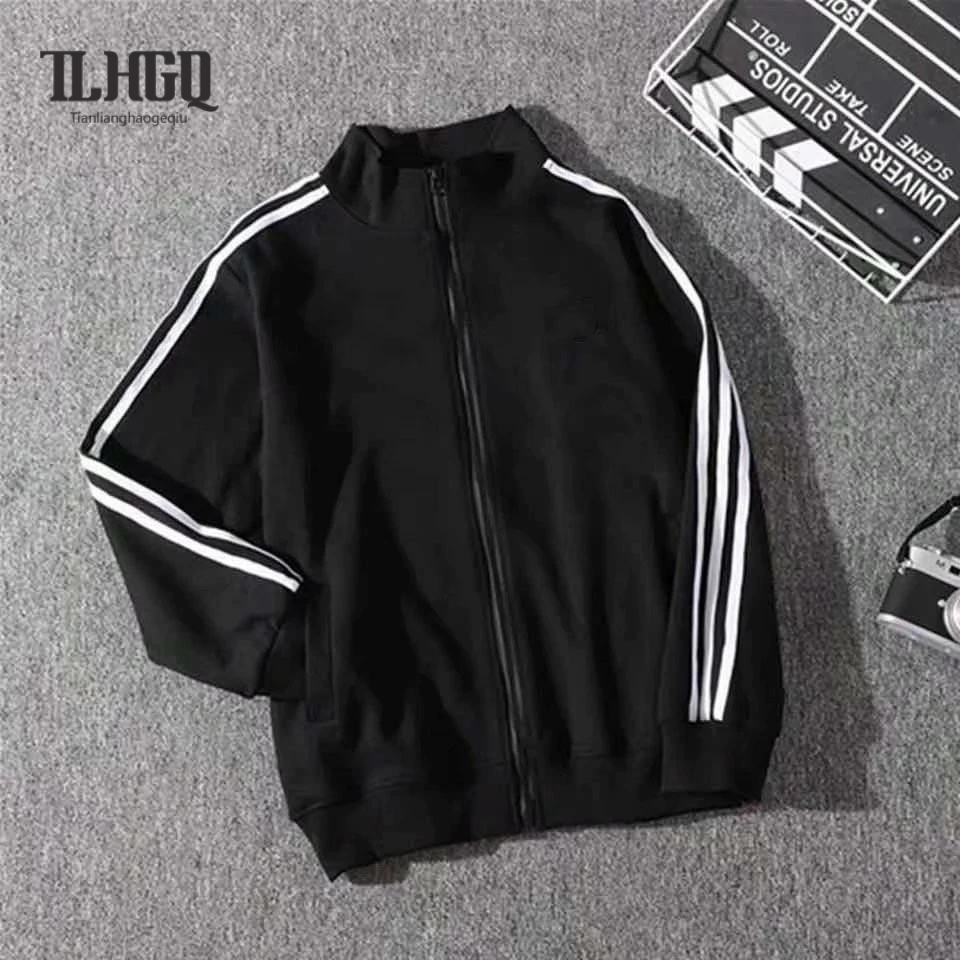 TLHGQ แจ็คเก็ตวิ่งหลวม สไตล์แฟชั่นสำหรับการเล่นกีฬา