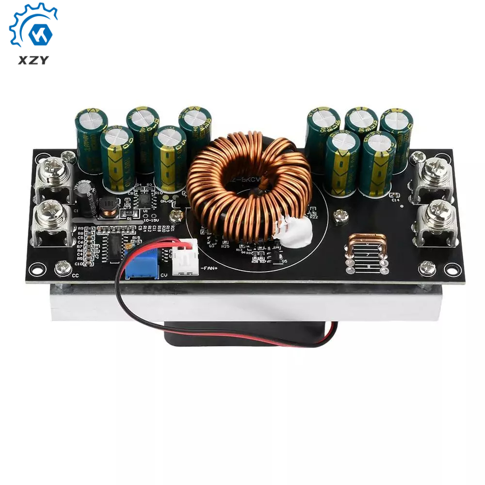 DC15V-90V ถึง DC2.5V-72V 1200W 1500W ปรับ Step Down Converter Buck แหล่งจ่ายไฟโมดูลแรงดันไฟฟ้าบอร์ด
