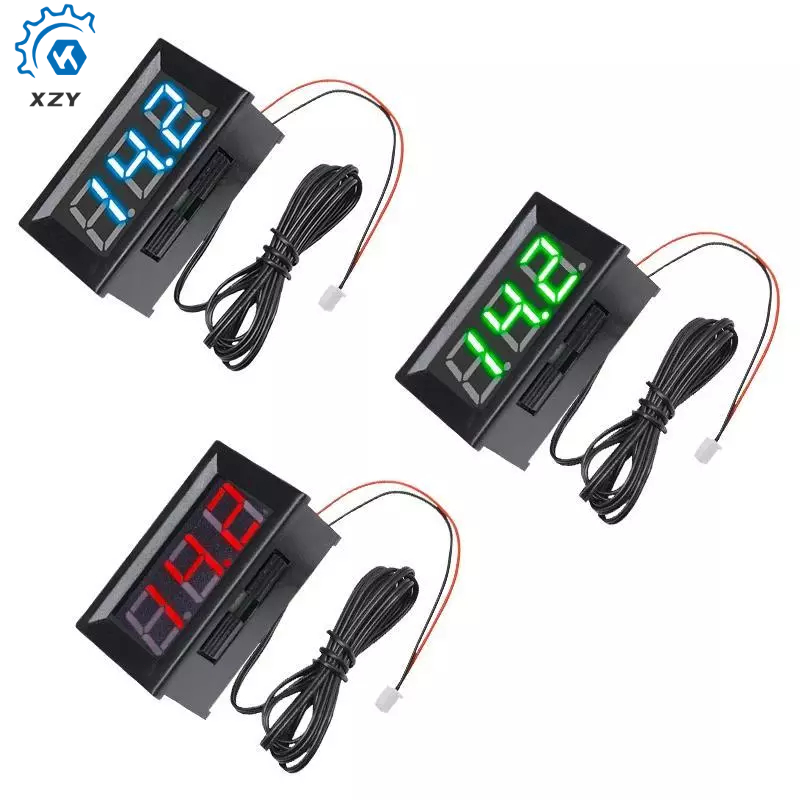 DC 5-12V 0.56 "LED Digital Temperature เครื่องวัดอุณหภูมิรถ Incubator Acquarium อุณหภูมิเซนเซอร์ Met