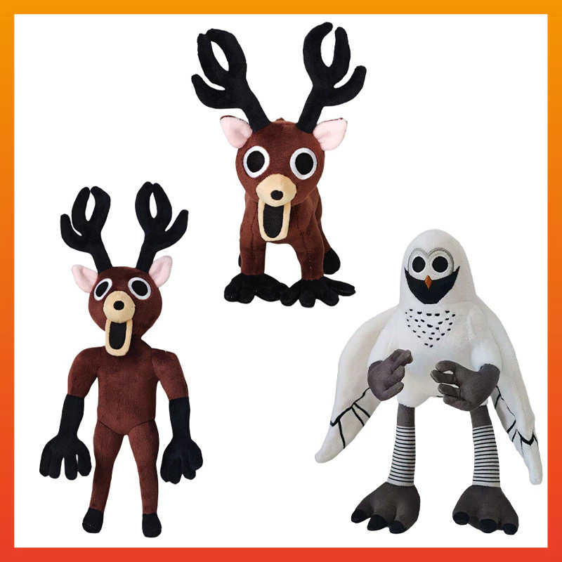 99Nights เกมสยองขวัญ สินค้า Elk Doll 99 Nights Lying Elk Plush Toy