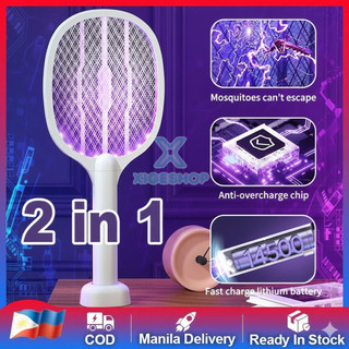 (COD)2-in-1 Mosquito Lamok killer racker swatter high quality premium
