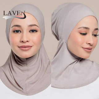 Laven ผ้าฝ้ายธรรมดา Modal ด้านใน Hijab นุ่ม Instant Hijab มุ…