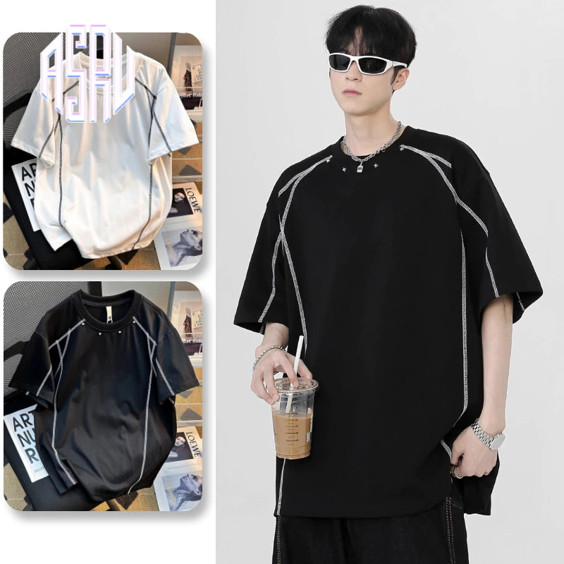 เสื้อยืดผู้ชายแขนสั้น ASRV แบรนด์ American High Street Quality สูง