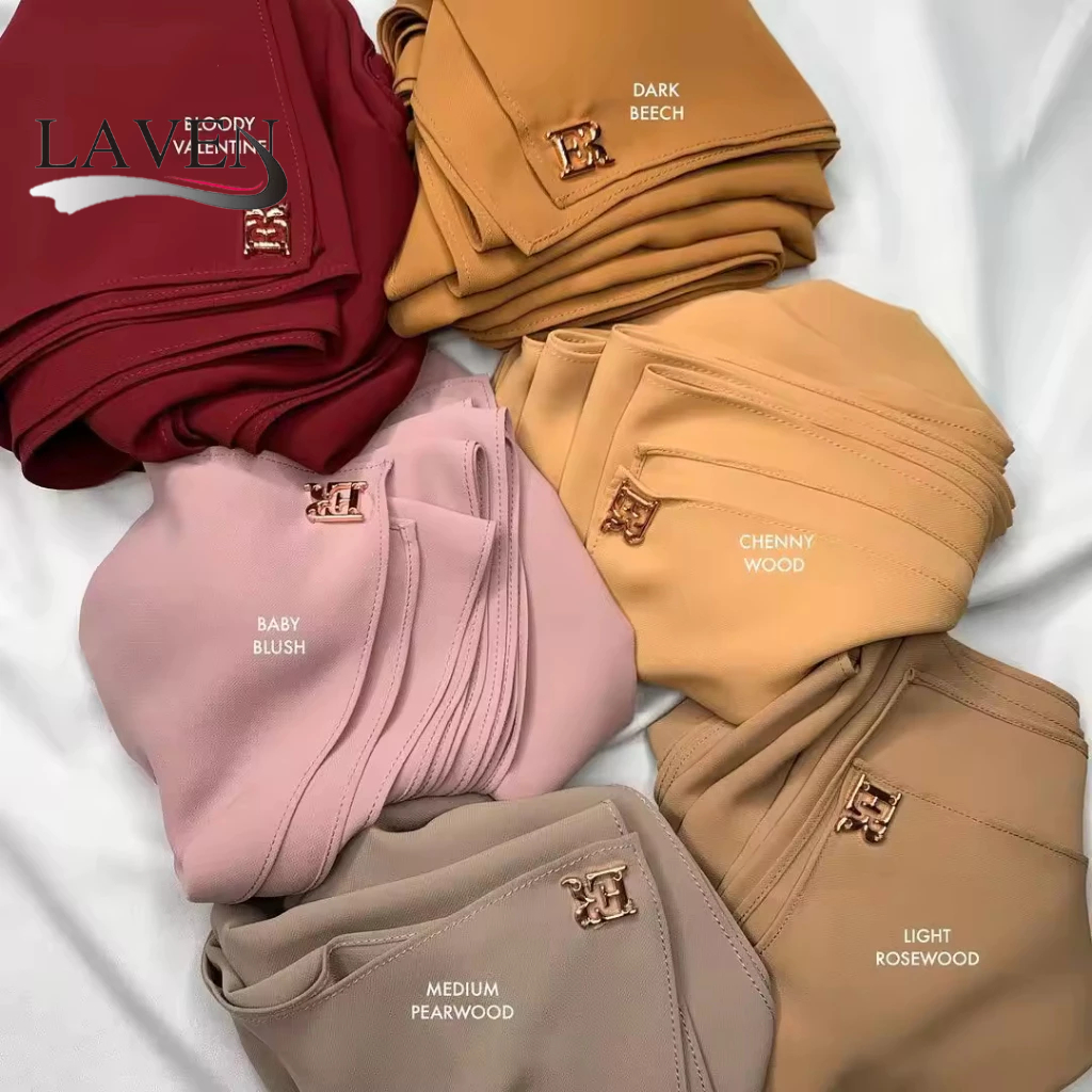 Laven เพชรชีฟองพรีเมี ่ ยมผ ้ าพันคอชีฟองหนาฟอง Heavy ชีฟองฮิญาบมุสลิม Tudung ผู ้ หญิงผ ้ าคลุมไหล ่ ราคา ถูกที่สุด ดีลบีเคเค แกลเลอรีภาพที่ 3