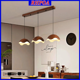 【TH การจัดส่ง】RHPOA โคมไฟระย้าร้านอาหาร   ไฟสามสี  ติดตั้งง่…