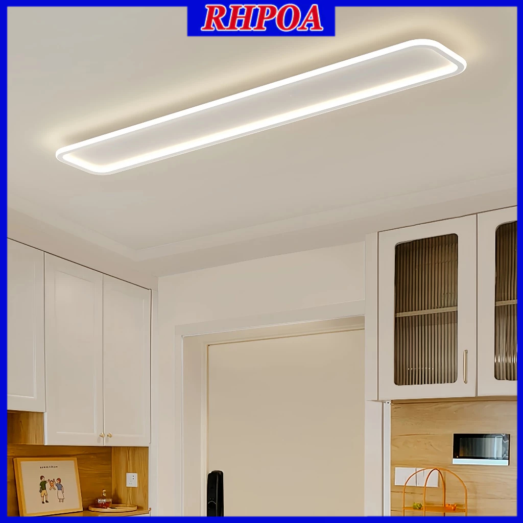 【TH การจัดส่ง】RHPOA 3CM ไฟเพดาน LED สามสีแสง  รีโมทคอนโทรล  ติดตั้งง่าย