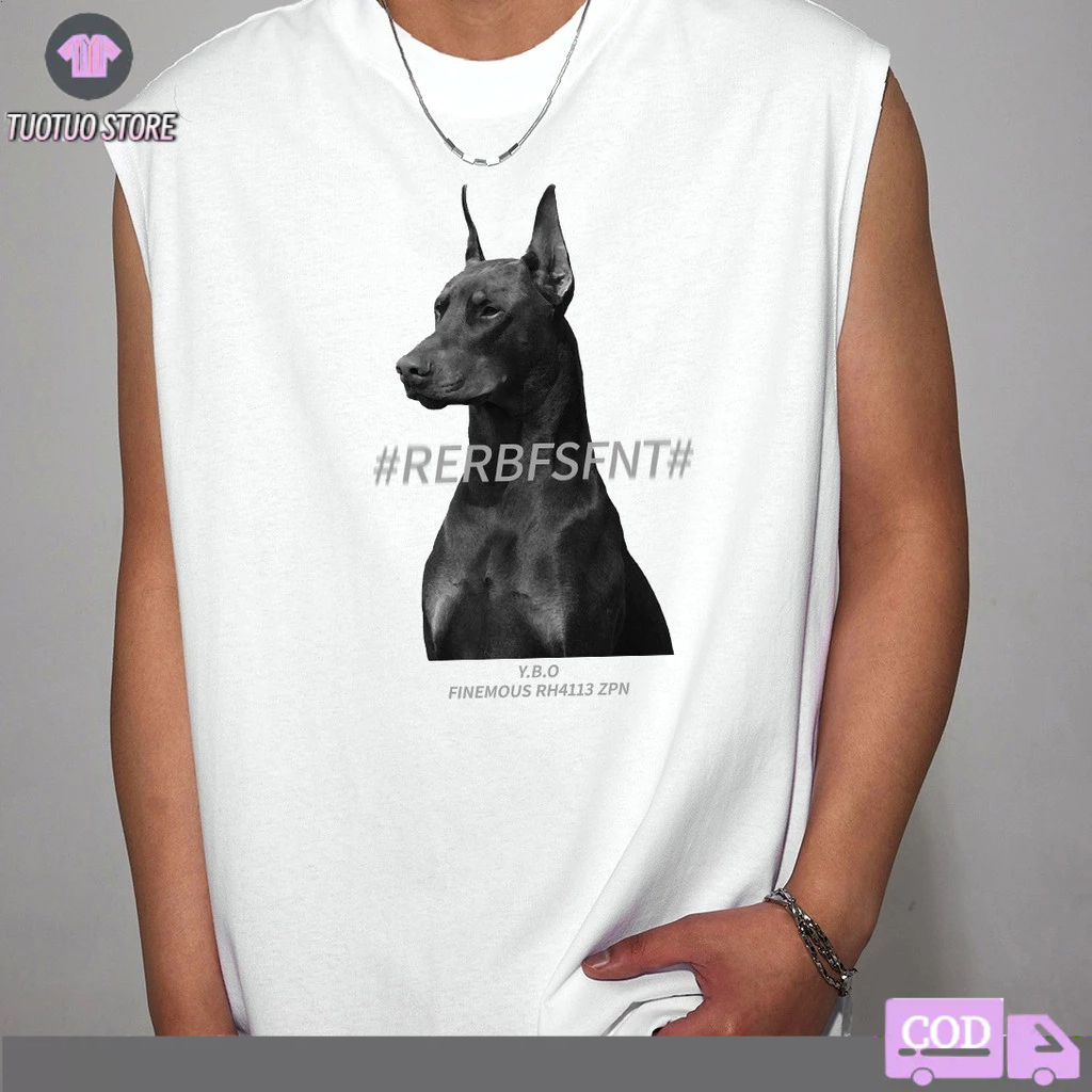 【COD】S-3XL Fashion Men's Tank Lightweight Breathable Durable Casual Sleeveless Muscle Shirt