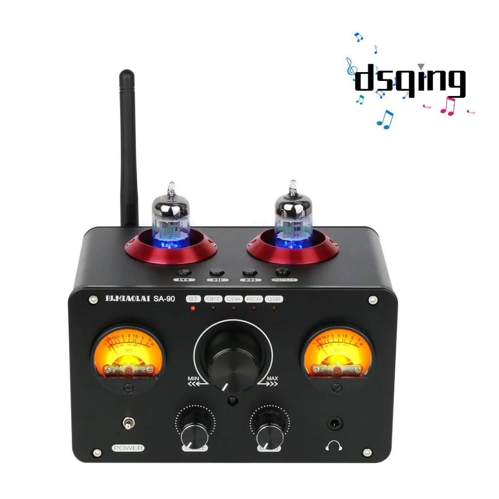 PJ.MIAOLAI SA-90 เครื่องขยายเสียงหลอด เพาเวอร์แอมป์ GE5725 Fever 80W เครื่องขยายเสียง