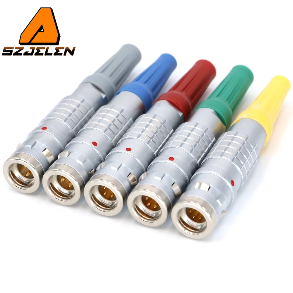 FGG 2K 2~26Pins ขั้วต่อกันน้ํา, ขั้วต่อวงกลมโลหะตรง