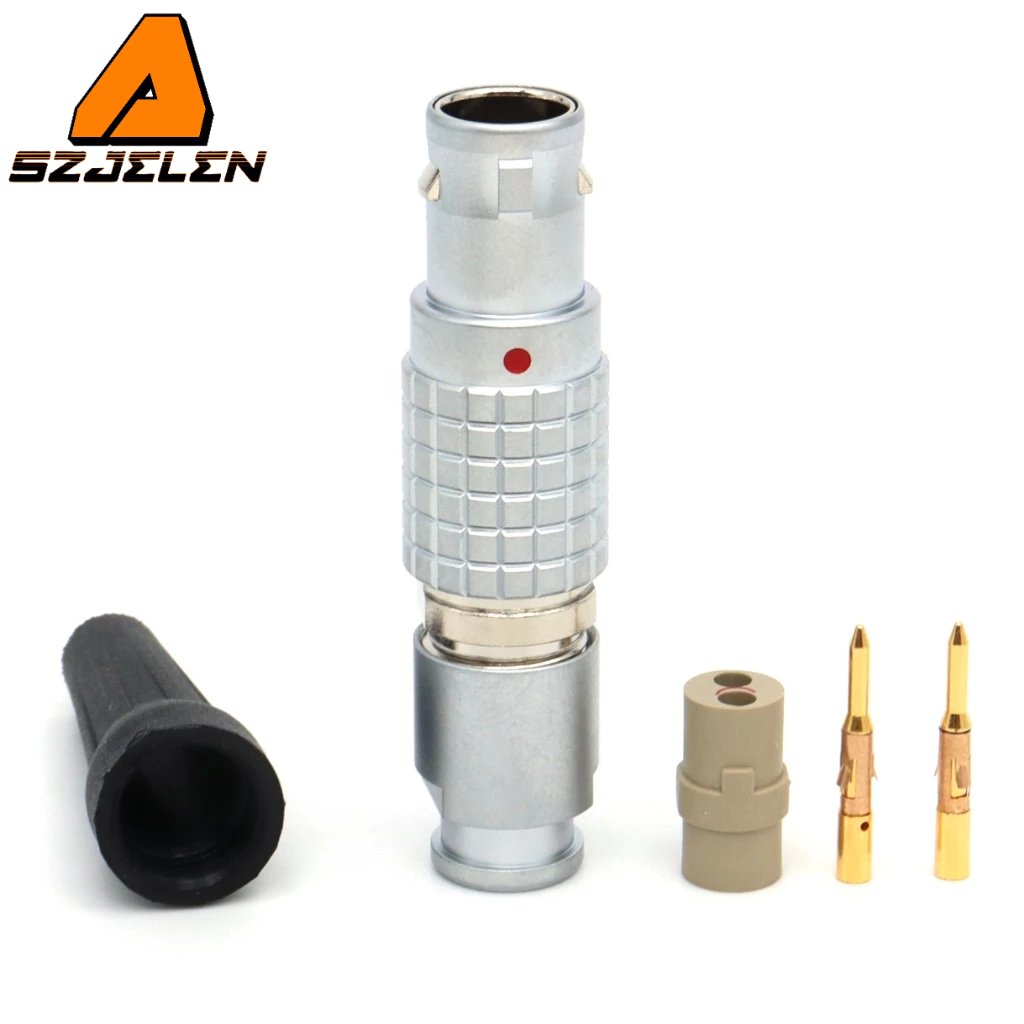 FGG EGG 0B 1B 2 ~ 7Pin โลหะวงกลม Connector ไม่มีการเชื่อม, Crimping ปลั๊กซ็อกเก็ต, เครื่องมือกล้องสา