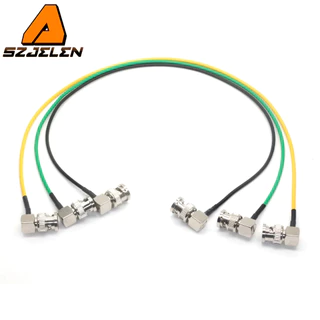 สายสัญญาณวิดีโอ SDI นุ่มพิเศษ สาย SDI จอภาพ Elbow BNC เป็น BNC ผมเปีย SDI สายโคแอกเซียล RF