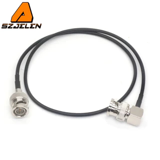 สายสัญญาณวิดีโอ SDI นุ่มพิเศษ สาย SDI จอภาพ Elbow BNC เป็น BNC ผมเปีย SDI สายโคแอกเซียล RF
