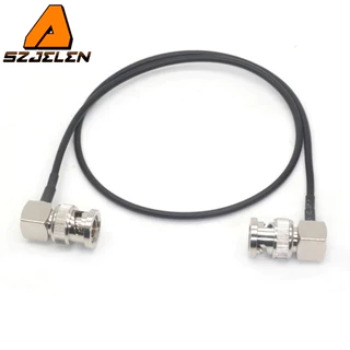 สายสัญญาณวิดีโอ SDI นุ่มพิเศษ สาย SDI จอภาพ Elbow BNC เป็น BNC ผมเปีย SDI สายโคแอกเซียล RF