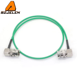 สายสัญญาณวิดีโอ SDI นุ่มพิเศษ สาย SDI จอภาพ Elbow BNC เป็น BNC ผมเปีย SDI สายโคแอกเซียล RF