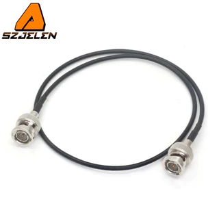 สายสัญญาณวิดีโอ SDI นุ่มพิเศษ สาย SDI จอภาพ Elbow BNC เป็น BNC ผมเปีย SDI สายโคแอกเซียล RF