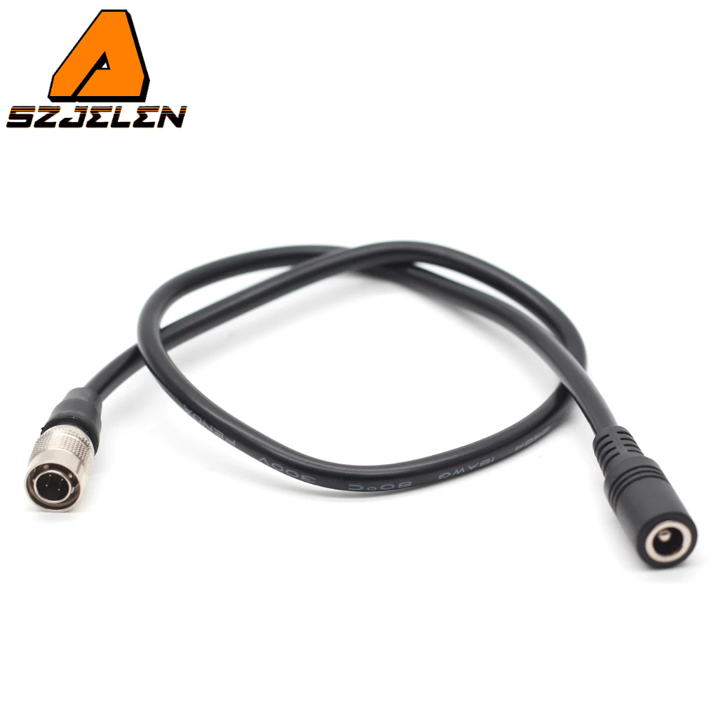 สายไฟ DC 5.5x2.5 มม.หญิง Hirose 4Pin สําหรับอุปกรณ์เสียง 688, ซูม f8/f4