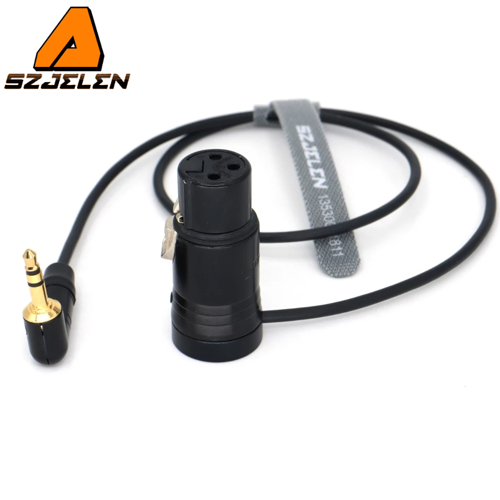 สายสัญญาณเสียง 3.5 มม. TRS ถึง Short XLR 3Pin Female สําหรับ Sennheiser SK 500 G4