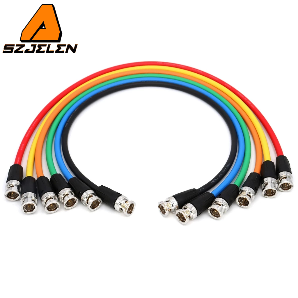 สาย BNC HD-SDI 18AWG ตัวนําทองแดงบริสุทธิ์, 75-โอห์ม,สําหรับใช้ในแอปพลิเคชันวิดีโอ HD-SDI