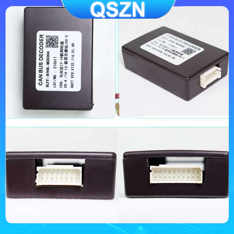 สําหรับ Mazda 2 / 3 / CX-3 / CX-5 / Atenza Android รถวิทยุ Canbus กล่องถอดรหัสสายไฟอะแดปเตอร์สายไฟ BNR-MZD-04