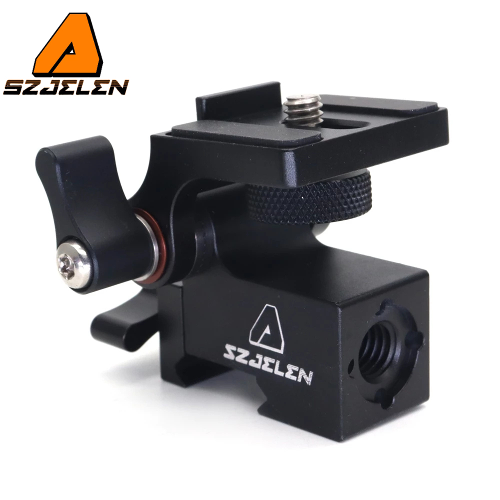 ขายึดจอภาพ Hi-5 ﻿พร้อม 1/4 Fixed Bracket สําหรับ ARRI Hi-5 Hand Unit Hi-5 Ecoระบบมุมปรับ