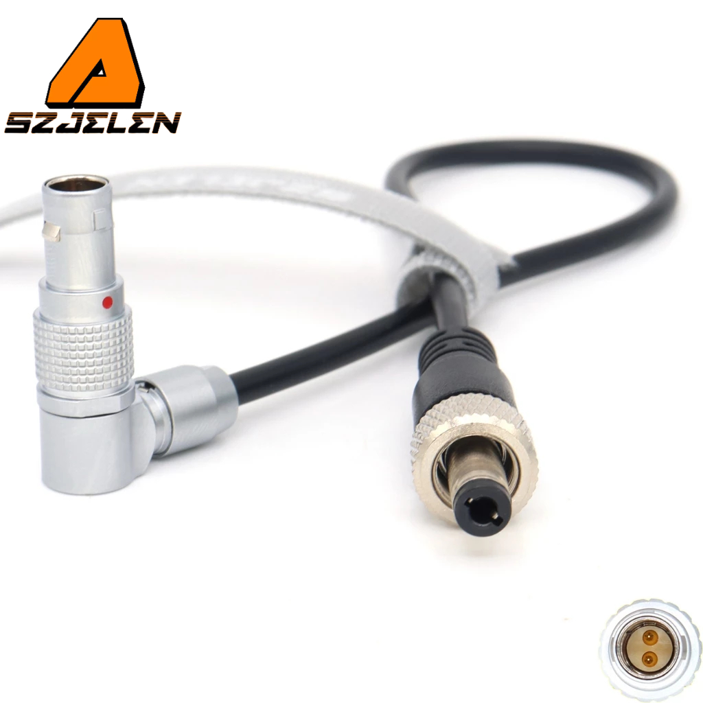 สายไฟ 0B 2Pin to Locking DC 5.5x2.5mm สําหรับ Z CAM E2, ARRI Alexa, RED, Atomos Ninja V, SmallHD