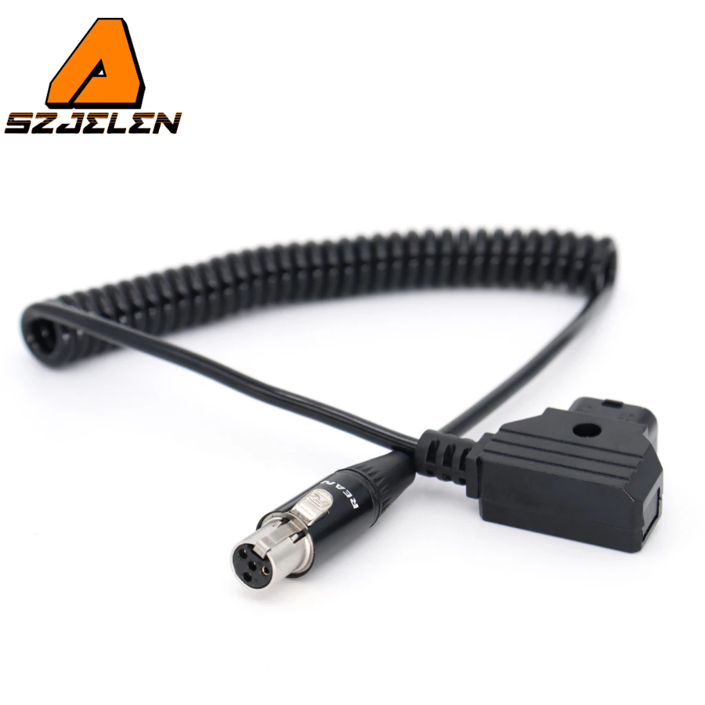 สายไฟ D-tap to TA4F Mini XLR 4Pin ตัวเมียสําหรับอุปกรณ์เสียง/Scorpio 888 833