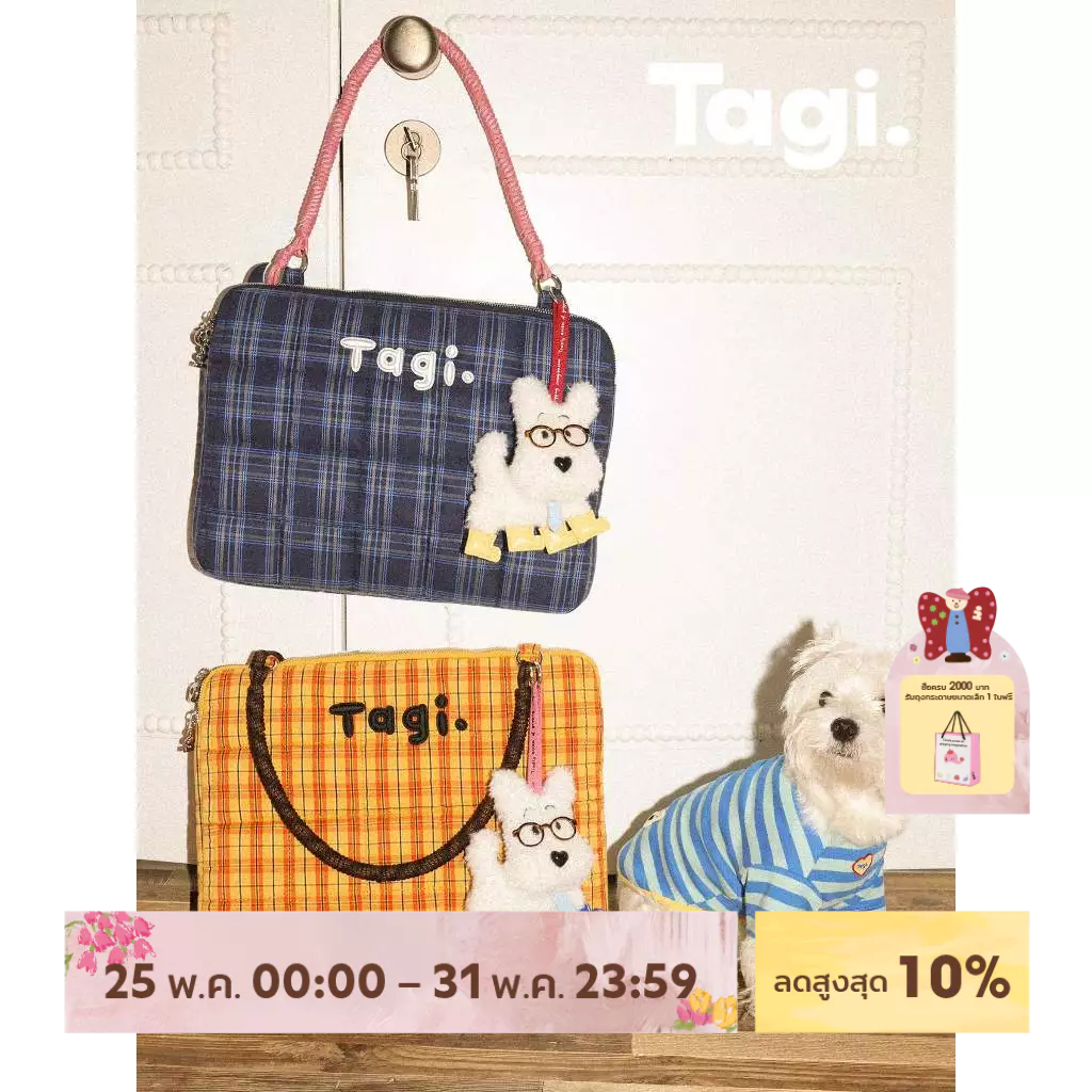 Tagi. กระเป๋าใส่โน๊ตบุ๊คแบบสะพายไหล่ ป้องกันการตกกระแทก เหมาะสำหรับคอมพิวเตอร์ขนาด 13/14/15 นิ้ว