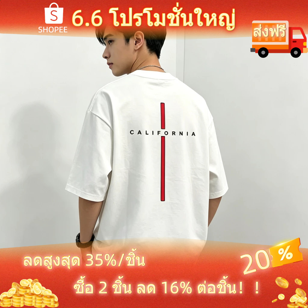 uniqloผู้ชาย เสื้อยืด cotton คอกลม ยืดเปล่า ผู้ชายเสื้อยืด oversize แขนสั้นเสื้อ พิมพ์ลาย ใส่สบาย