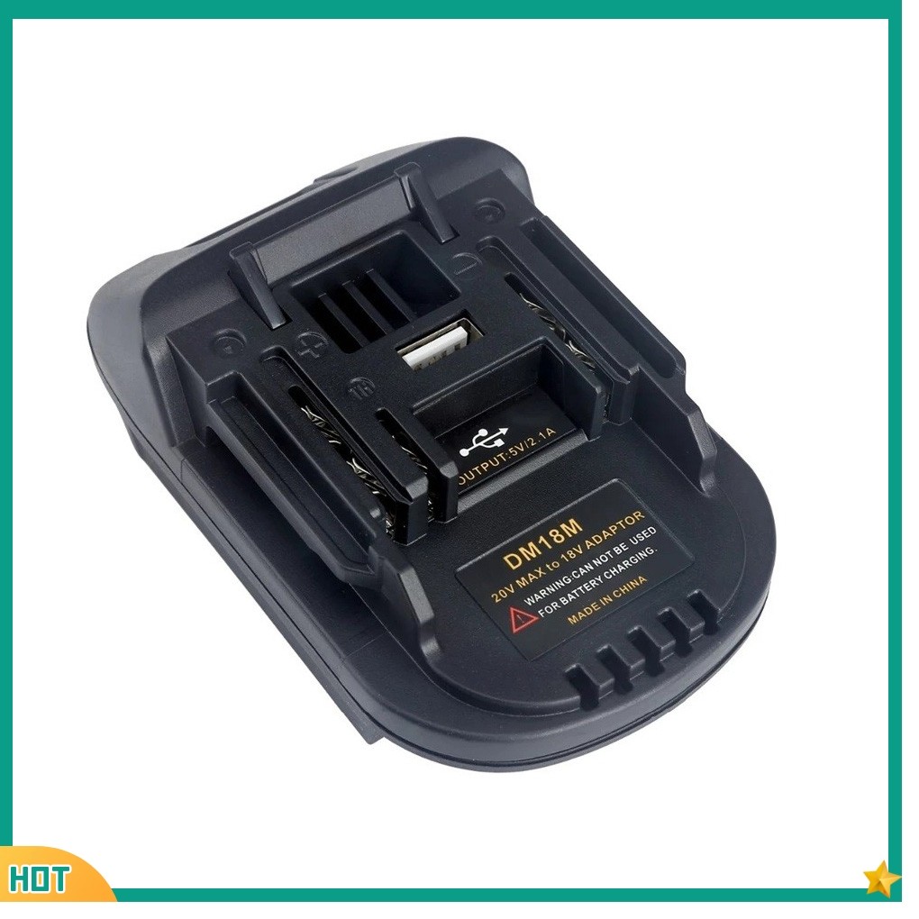 JELLDOG DM18M ตัวแปลงอะแดปเตอร์แบตเตอรี่สําหรับเครื่องมือไฟฟ้า 18V สําหรับ