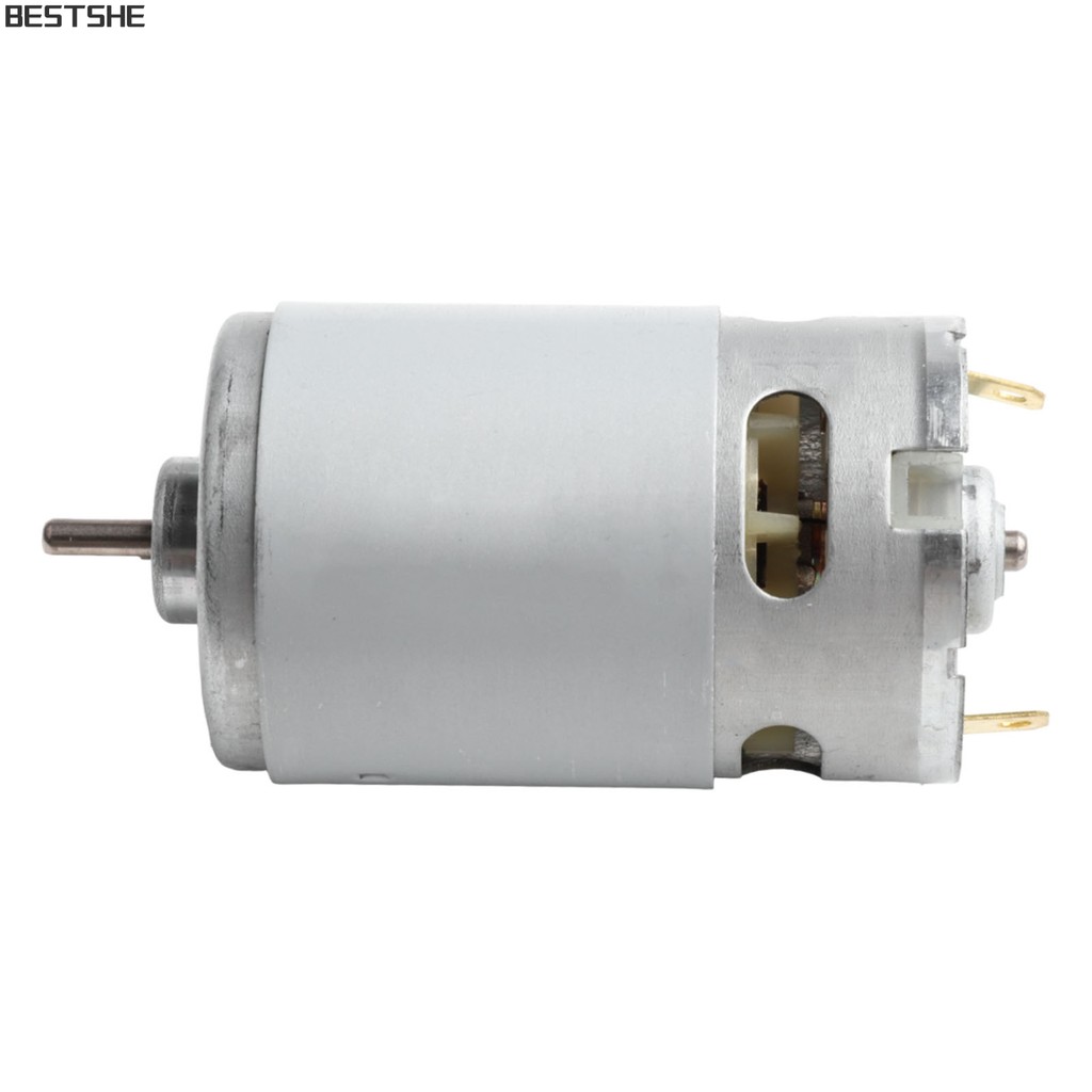 [bestshe] RS550 Motor มอเตอร์เพลารูปตัว D ไฟฟ้า 20V สําหรับเครื่องซักผ้ารถยนต์