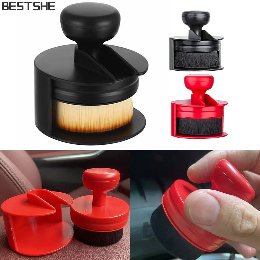 [bestshe] Car Tyre Shine Applicator Tyre Shine Brush พร้อมขาตั้งสําหรับน้ํายาทําความสะอาดรายละเอียดอ