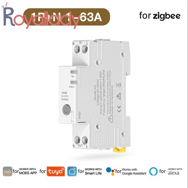 [ลดกระหน่ํา] สําหรับ Smart 1-63A Circuit Breaker: Real-Time Power Monitoring & App Control!