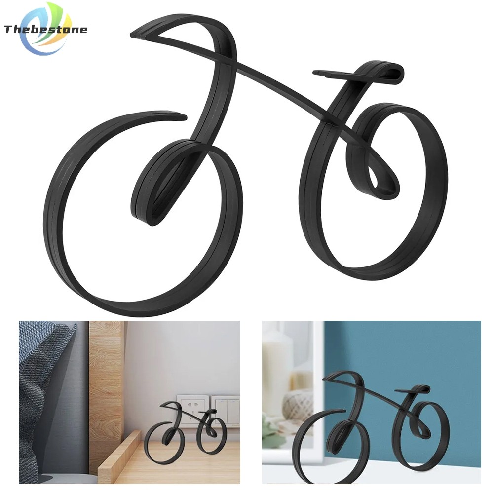 [Thebest] เครื่องประดับ Wireframe เครื่องประดับสีดํา ตกแต่งประติมากรรมศิลปะ