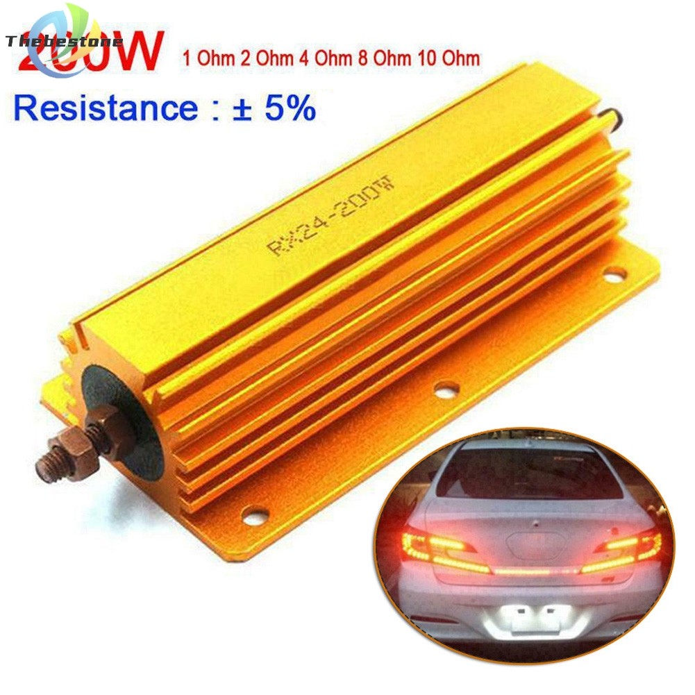 [Thebest] 1ohm 2ohm 4ohm 8ohm 8R 200W Watt Power Metal Resistor 4 Tube Amp Test Dummy Load