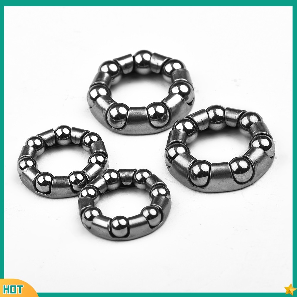 JELLDOG Bike Bicycle Full set Wheel Hub Bearings 3/16\" และ 1/4\" - หน้าและหลัง (คู่)