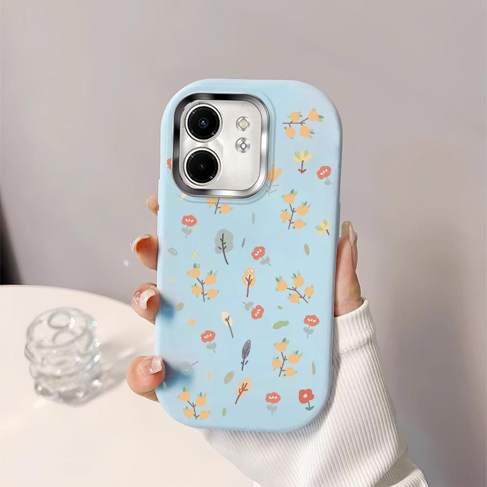 Softcase สําหรับ Infinix Smart 9 HD X6532 X6532C ดอกไม้ฝาหลัง Soft Original Liquid ซิลิโคนปลอก