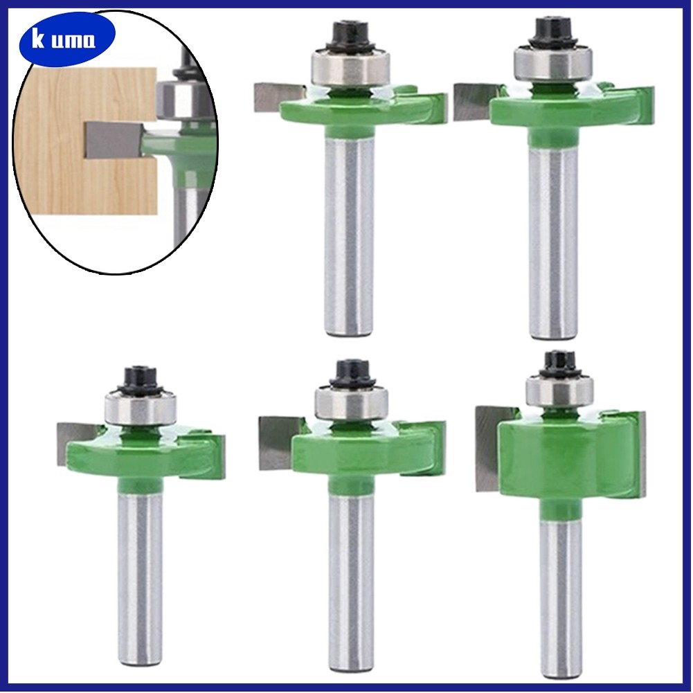 GJ-xk อุปกรณ์เสริม 8 มม.Shank T-Slot Router Bit แบริ่งเครื่องตัดกัด WoodworkingTool
