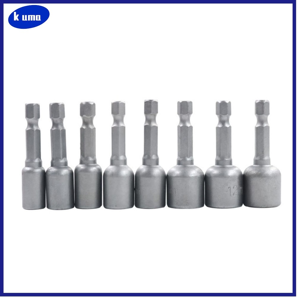 GJ-xk 6-13 มม.ซ็อกเก็ตแม่เหล็กอ่อนนุชไขควง 1/4" Hex Shank สว่านไฟฟ้าบิต