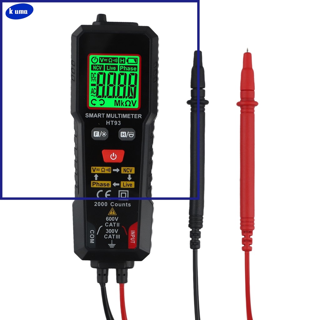 GJ-xk HT93 Multi-function Digital Multimeter มือถือ NCV DETECTION Smart Multimeter
